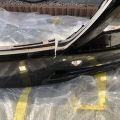 レクサス 前期LS600hl UVF46 フロントバンパーとリアバンパー ブラックオパールマイカ カラーコード214の画像