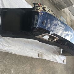 レクサス 前期LS600hl UVF46 フロントバンパーとリアバンパー ブラックオパールマイカ カラーコード214の画像