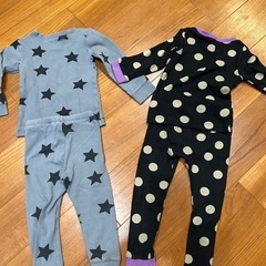 韓国子供服　パジャマ　ルームウェア　90 100 2枚セットの画像