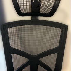 ニトリ　オフィスチェア　ヘッドレスト付きの画像