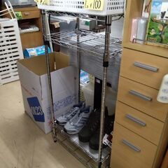 美品　メタルラック　家電ラック　電子レンジ　オーブンレンジ　炊飯器　液晶テレビ 棚　テレビ台の画像
