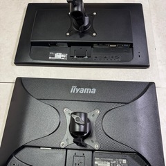 HDモニター2枚とモニターポール
の画像