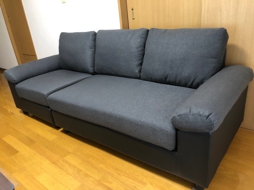 3人掛けソファーオットマン付き