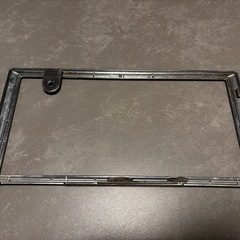 車用ナンバーフレーム 前後セットの画像