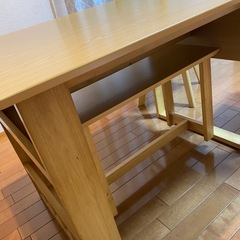 ニトリ　ダイニングテーブルセットの画像