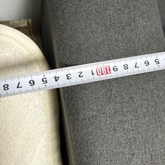 3人掛け　ファブリックソファの画像