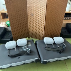 新品未使用！トヨタ純正 ハイエース14人乗り後部座席シート2セット！の画像
