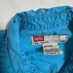 DIESEL ライトブルー シャツ 2サイズ 88サイズの画像