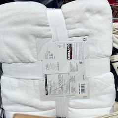 カークランド ブランケット ダブル 白 クラウドダンサー コストコ 毛布 の画像