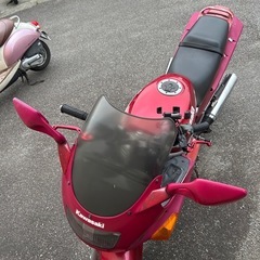 カワサキzzr250 赤の画像