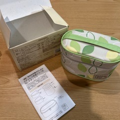 ステンレス保温ジャー付きランチボックスの画像