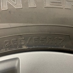 [バリ溝]150プラド 純正ホイール スタッドレスタイヤセット の画像