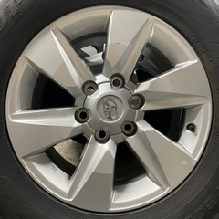 [バリ溝]150プラド 純正ホイール スタッドレスタイヤセット の画像