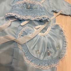 ベビードレス　水色　男の子の画像