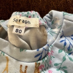 【seraph】子供向け長袖ワンピース《バンビ柄》の画像