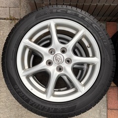 タイヤホイール　4本　スタッドレス　深溝　美品　215/55R17の画像