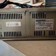 昭和レトロ★DAEWOO VHS ビデオデッキ DR-28Tの画像