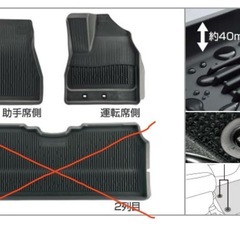 トヨタ純正 ヴォクシー80系スノー・レジャー用フロアマットの画像