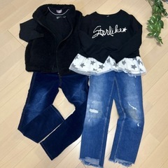 130キッズ女の子　まとめ売り　コーデ売りの画像