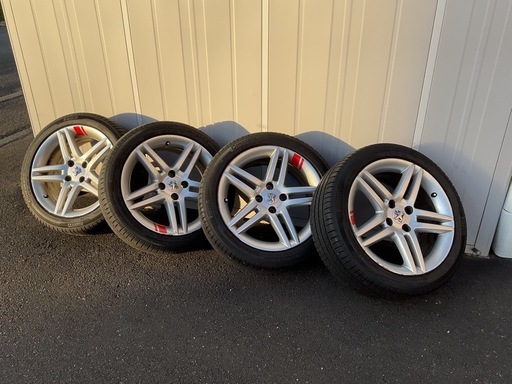 プジョー　ホイールタイヤ　225/45R17