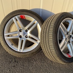 プジョー　ホイールタイヤ　225/45R17の画像