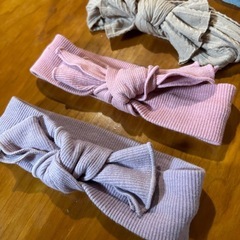 ヘアバンド　ターバン　リボン🎀の画像