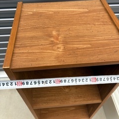 3段ラック＋収納ケースの画像