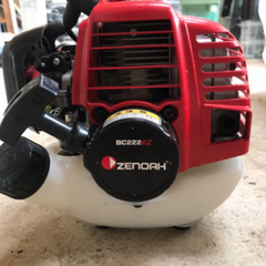 ゼノア　BC222ST-T-EZ 美品 2グリップハンドルタイプ 社外ループハンドル付きの画像