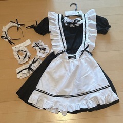 メイド服　レディース　コスプレ　ハロウィンの画像