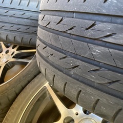 十勝　山有　2022年製BRIDGESTONE NEXTRY 215/50R17 ホイール付4本セットの画像