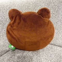 LINE ブラウン　クッション
の画像