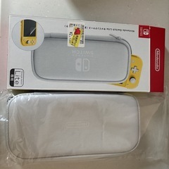 Nintendo switch Lite本体とカバーの画像