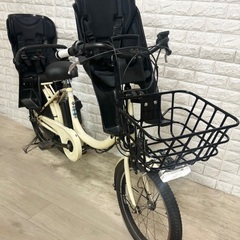 🌸美品🌸室内保管🌈バッテリー最高レベル🌼ブリヂストンビッケ2⚪️子供乗せ電動自転車ホワイト10の画像