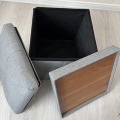 収納椅子テーブルの画像