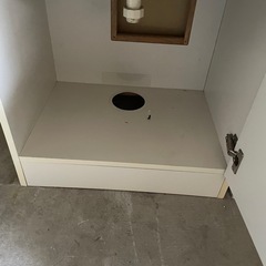 洗面台　内装　リフォーム　不動産　トイレ　設備内装DIY クロス　鏡　リフォームの画像