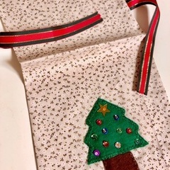 クリスマス③巾着袋　3枚セットの画像