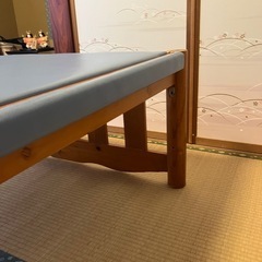 手作りリハビリベッドの画像