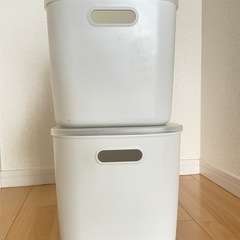 【美品】無印良品　収納ケース　収納ボックス　2個セットの画像