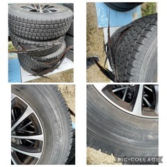 ハイエース用ホイール　古タイヤ付きの画像