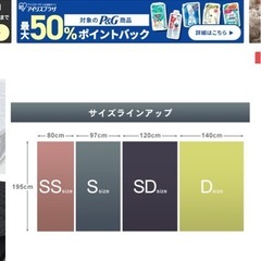 マットレスの画像