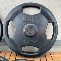 BULL ブル オリンピック ラバープレート 115kgセット　IVANKOアイロテックの画像