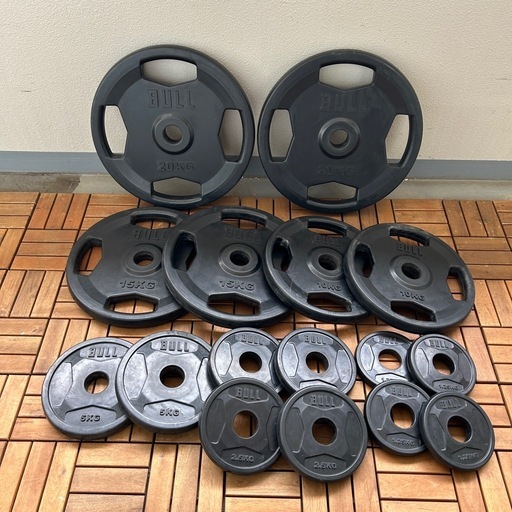 BULLブル/オリンピックプレート 20kg x 1枚 径50mm ②