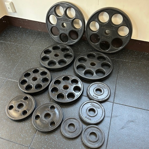 IVANKO イヴァンコ　オリンピックラバープレート 107.5kgセット