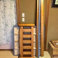 手作りリハビリベッドの画像