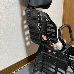 自転車チャイルドシート後ろの画像
