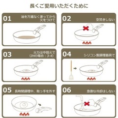 ほぼ未使用フライパンの画像