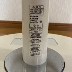 TOSHIBA 扇風機　F-DLP100 2012年製の画像