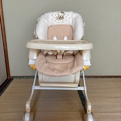 美品　コンビ　ハイローチェア　スウィングラックの画像