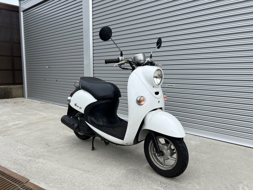 実働 YAMAHA Vino ビーノ SA26J 原付 スクーター 富山発 ホワイト×ブラック 大人気モデル 基本的動作確認済み!! ★県内最短当日配送!!