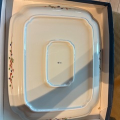 たち吉　大皿角皿　中古びひ美品の画像